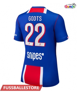 Günstige Paris Saint-Germain Mika Godts #22 Heimtrikot Damen 2026-27 Kurzarm